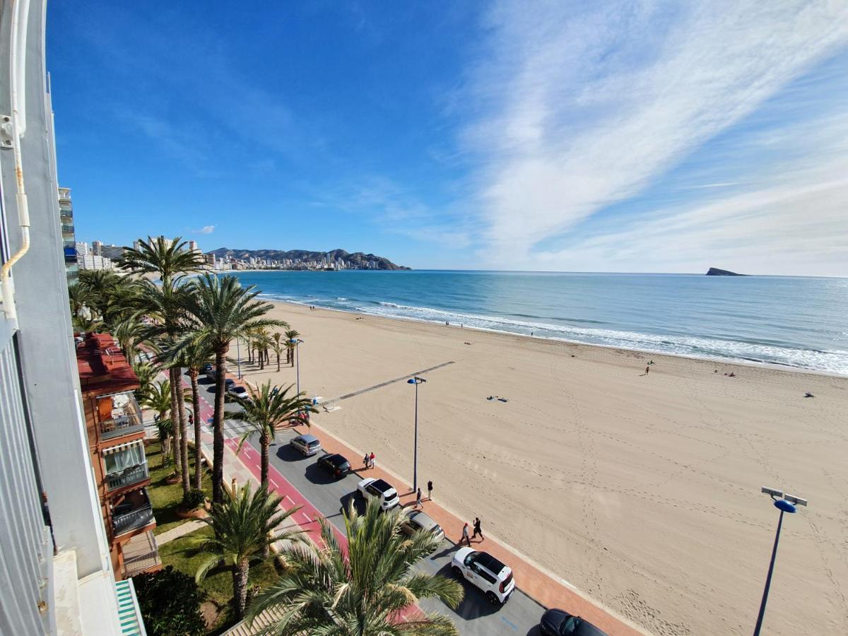 Esmeralda, Benidorm Beachfront Poniente, 1St Line Frontal Seaview, Ocean Terrace Eksteriør billede