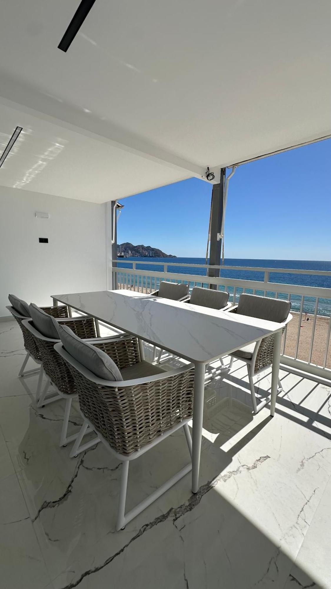 Esmeralda, Benidorm Beachfront Poniente, 1St Line Frontal Seaview, Ocean Terrace Eksteriør billede