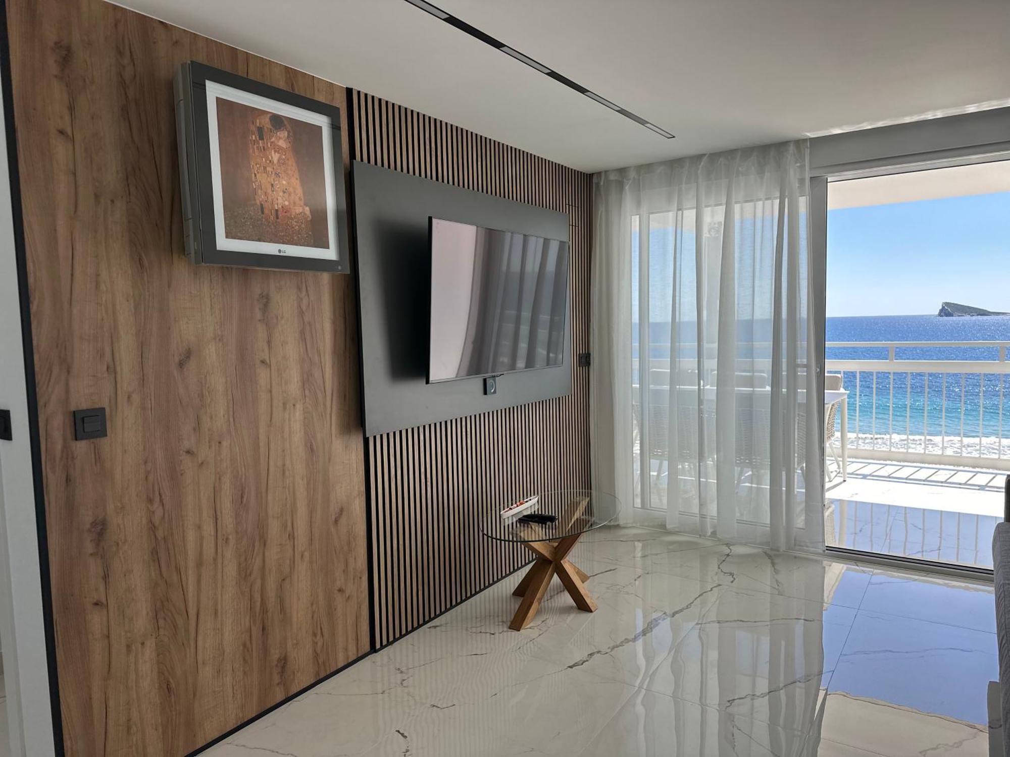 Esmeralda, Benidorm Beachfront Poniente, 1St Line Frontal Seaview, Ocean Terrace Eksteriør billede
