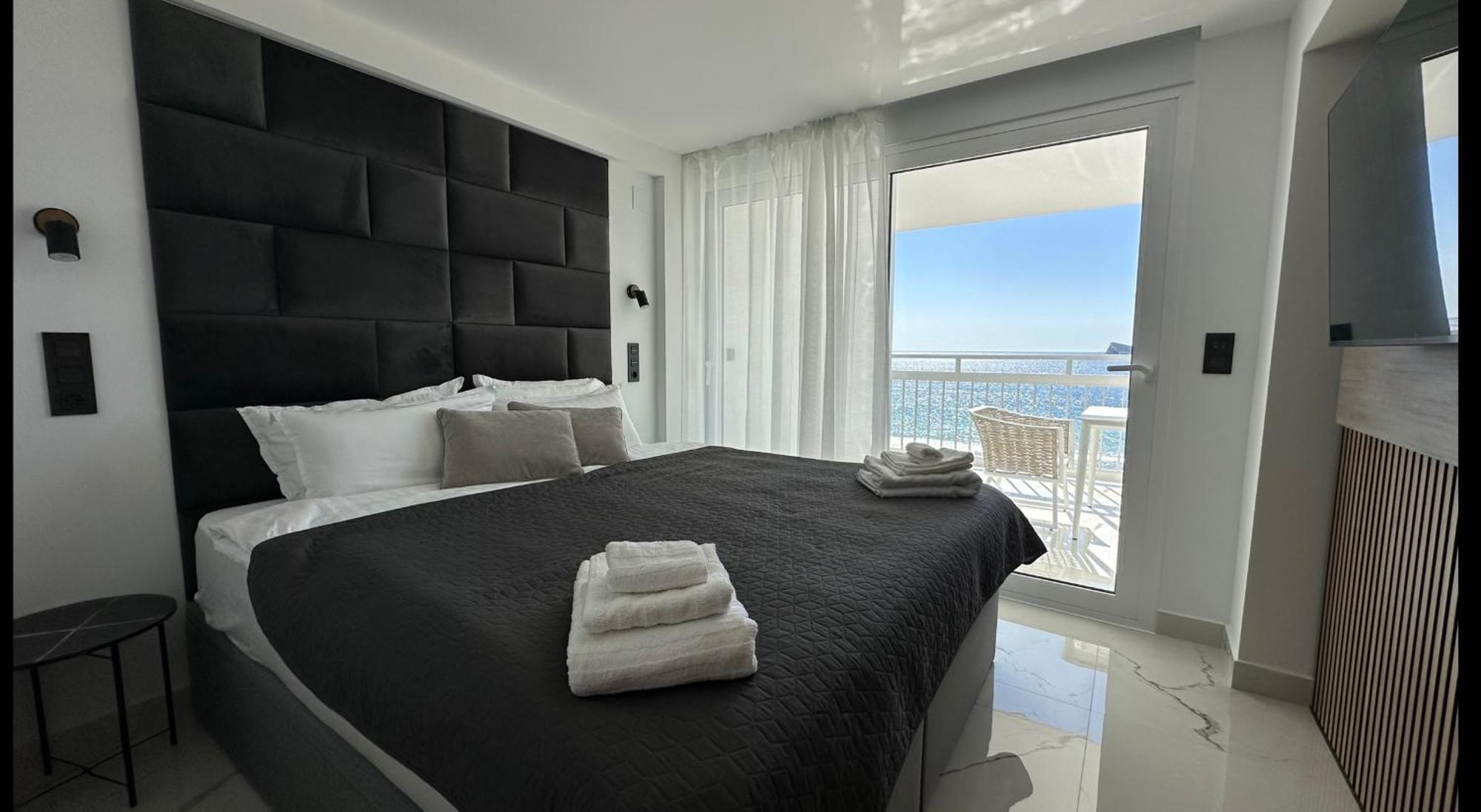 Esmeralda, Benidorm Beachfront Poniente, 1St Line Frontal Seaview, Ocean Terrace Eksteriør billede